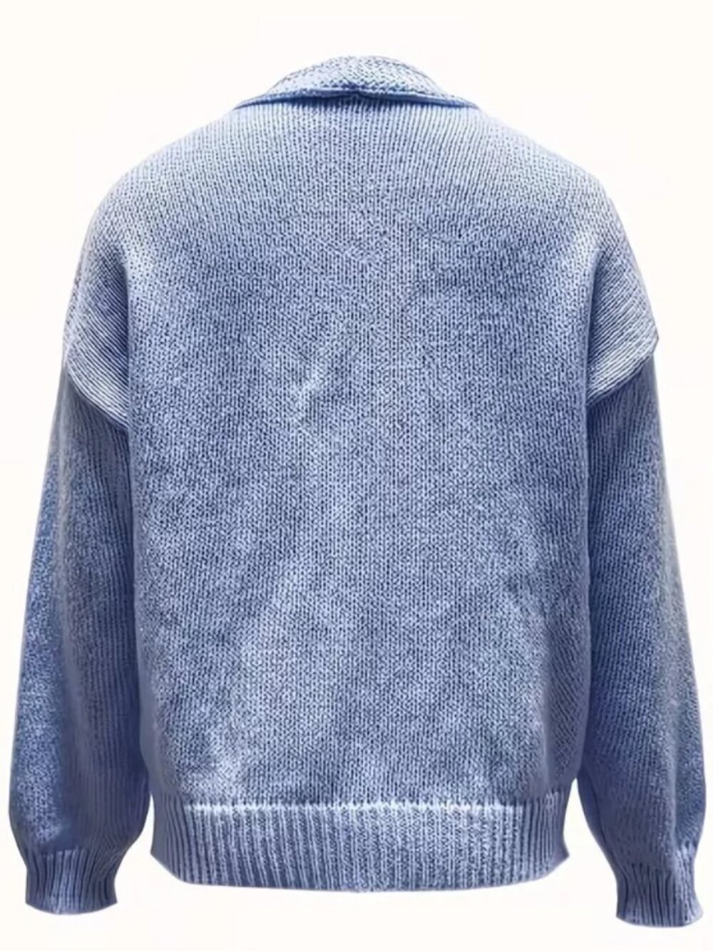 Textured Blue Lemon Cardigan - Picture 10 of 10